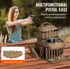 Tactical Gun Range Pistol Bag with Lockable Zipper